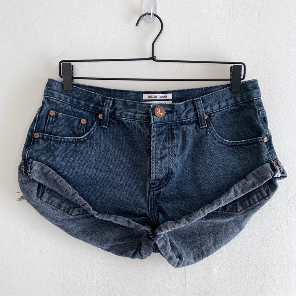 One X Teaspoon Relaxed Fit  Bandits Denim Shorts